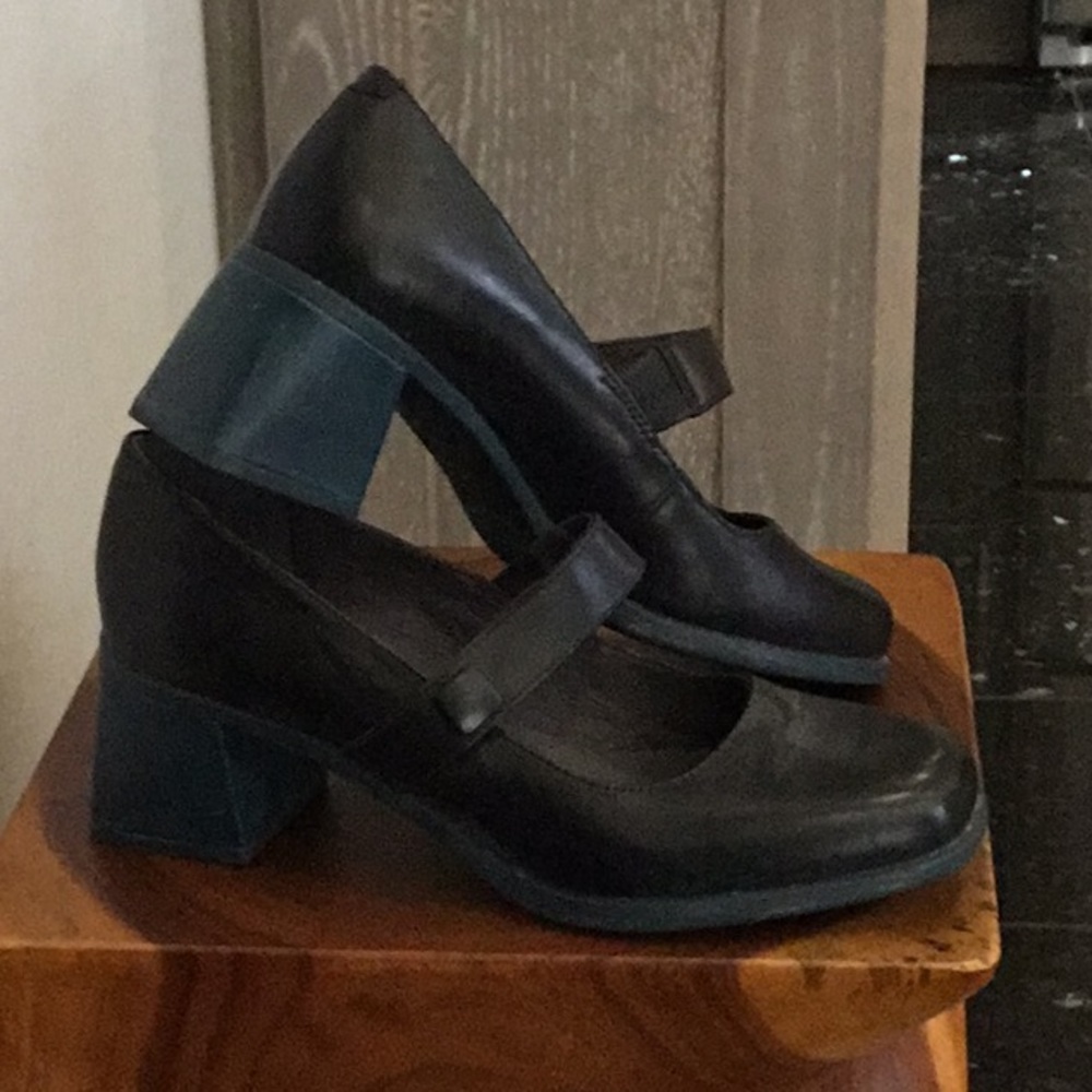 CAMPER chunky Mary Jane with block heel